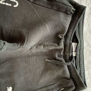 Puma Charcoal Joggers with Zipper Pockets